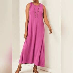 J. Jill WE Double-Face Jersey Seamed Maxi Dress